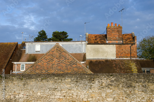 Roof tops, Abingdon, Engand photo
