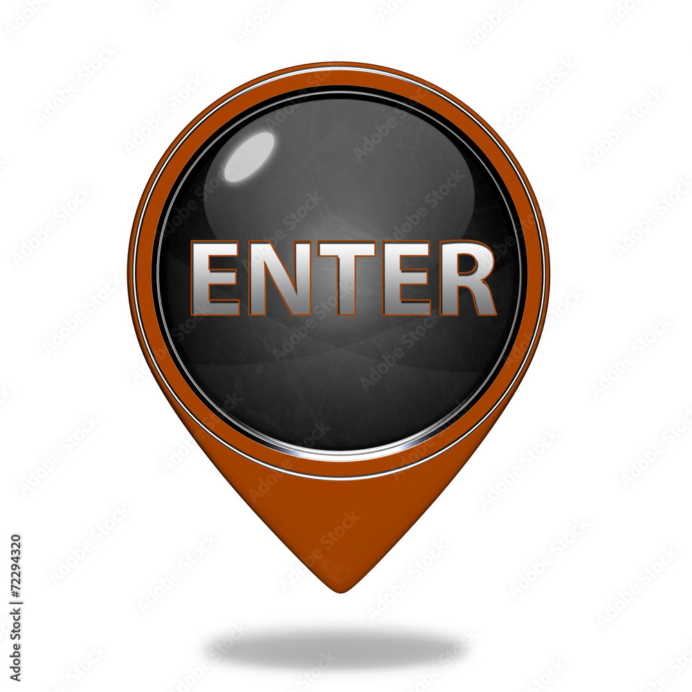 enter pointer icon on white background enter pointer icon on white background