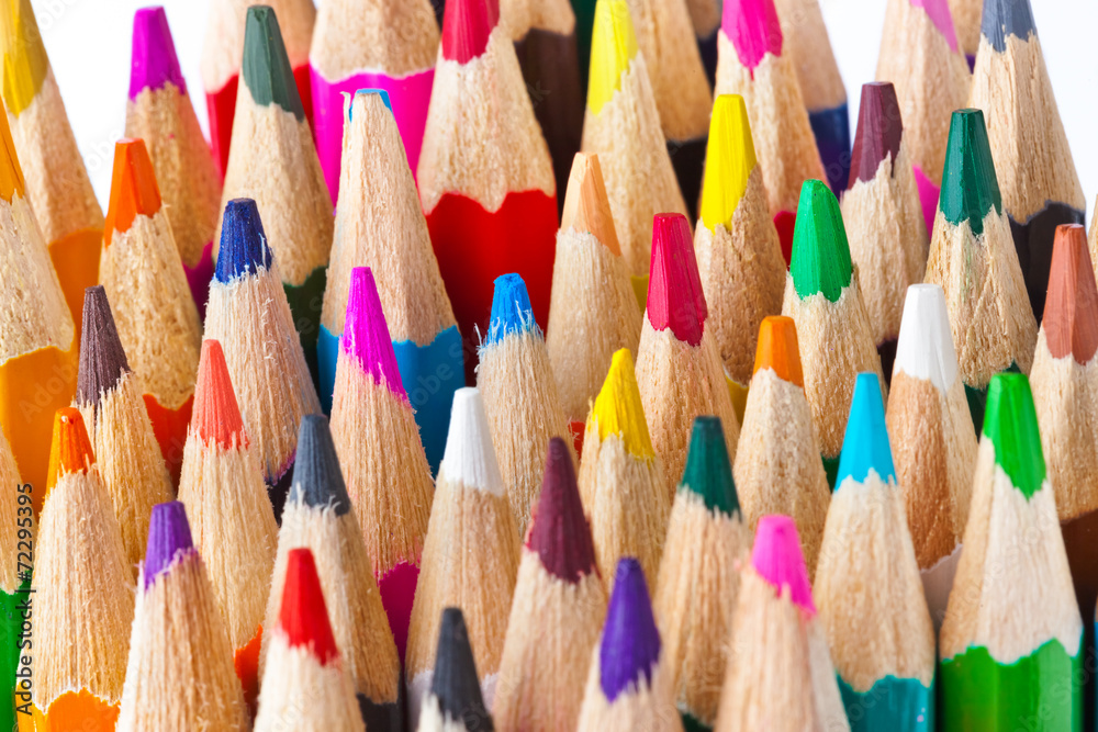 Multicolored pencils Multicolored pencils