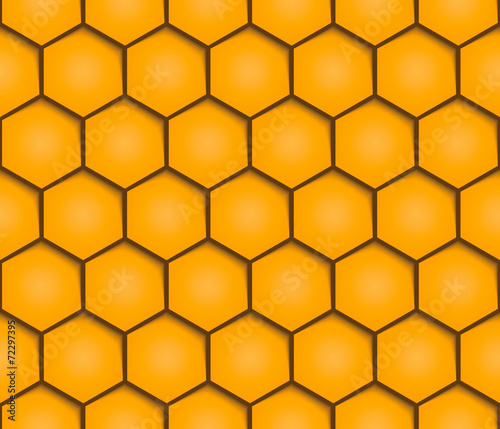 Abstract honeycombs background seamless geometric pattern