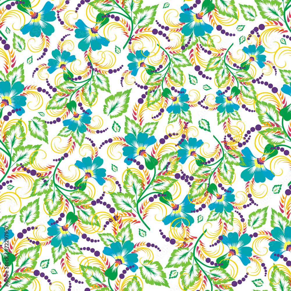 Obraz premium Seamless floral pattern