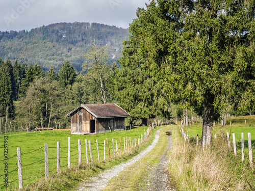 Bavarian landscape Allgau photo