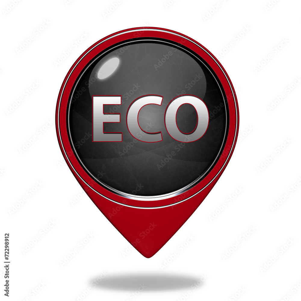 eco pointer icon on white background eco pointer icon on white background
