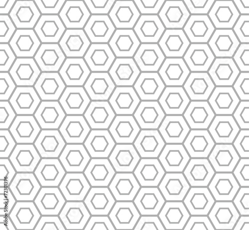A seamless hexagonal vector pattern