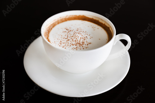 cup of fresh cappuccino