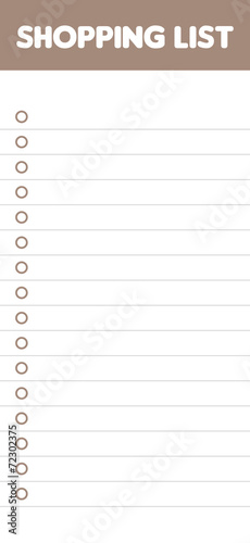 Shopping list