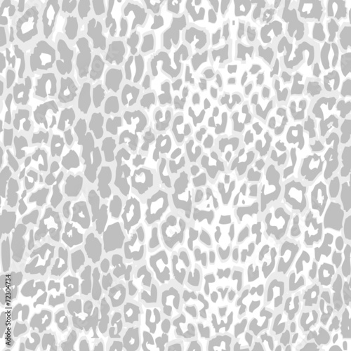 leopard print pattern gray scale vector