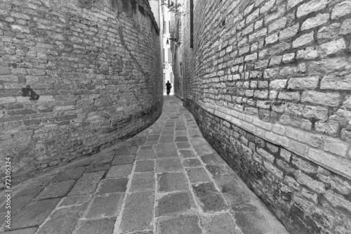 Wąska uliczka Wenecja,Włochy.