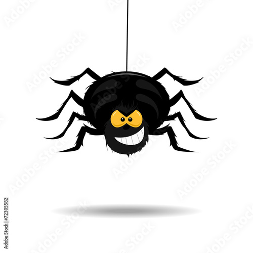 Evil and scary spider