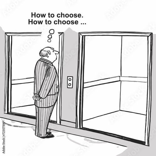 'How to choose?  How to choose?'