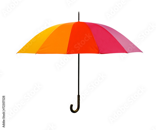 Regenschirm vor Weiß