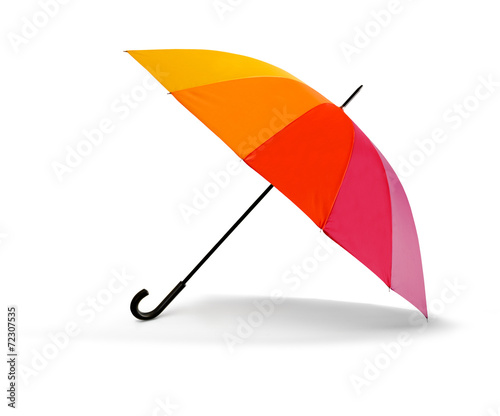Regenschirm vor Weiß