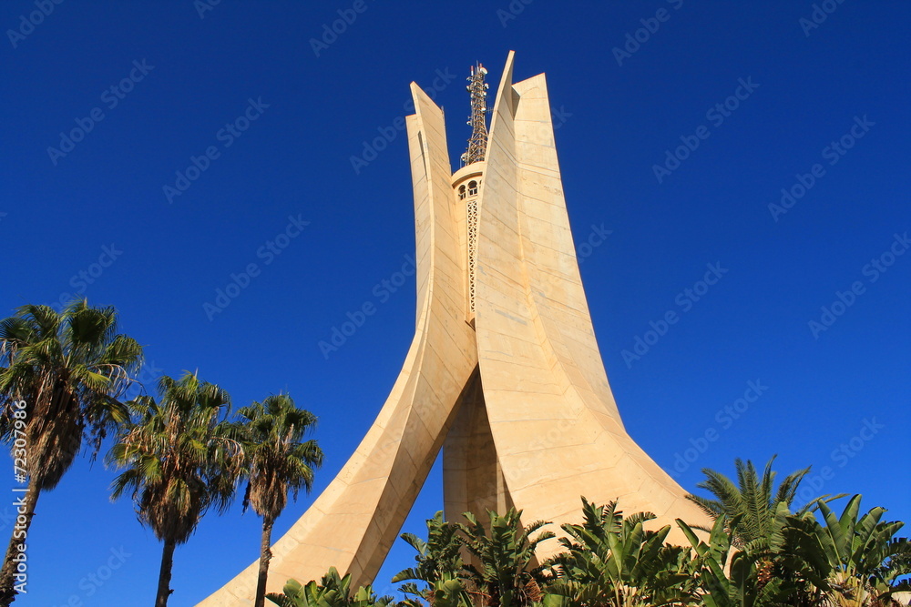 Fototapeta premium Mémorial du Martyr à Alger, Algérie