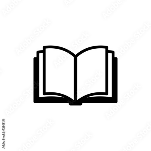 Book Icon.  Logo