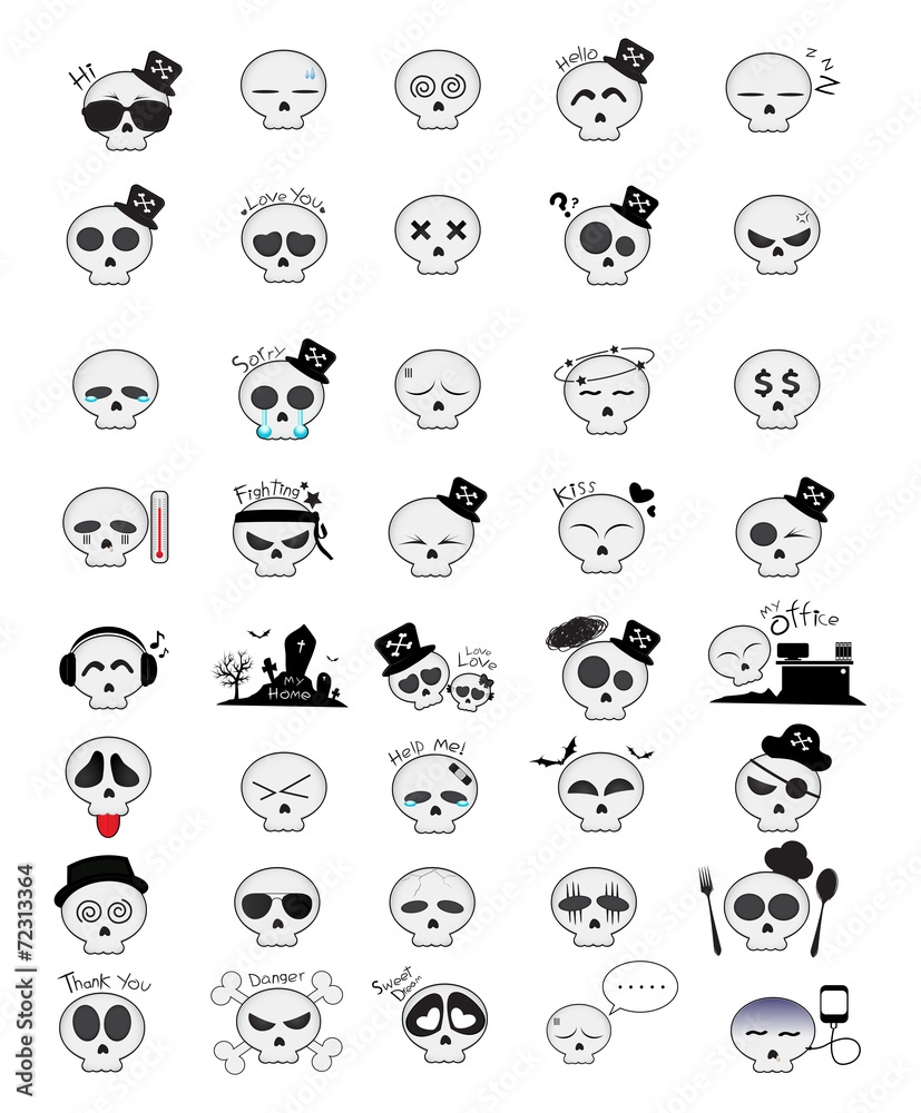 Halloween Skull Emotion