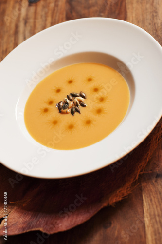Pumpkin Yellow Creamy Soup