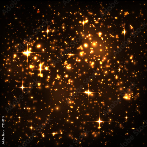 Obraz na płótnie Hintergrund, Sterne, glitzern, funkelnd, leuchtend, Star, Space w salonie