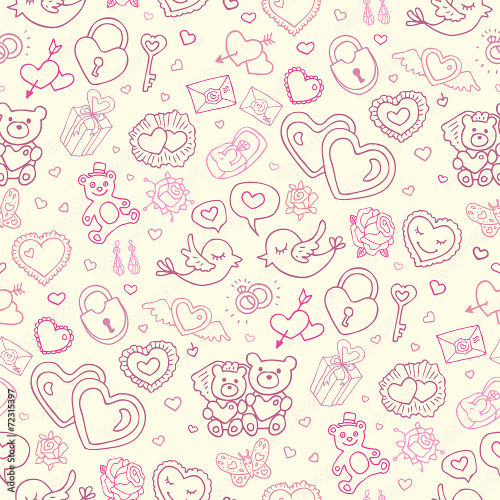 Seamless wedding patterns. Seamless wedding patterns.