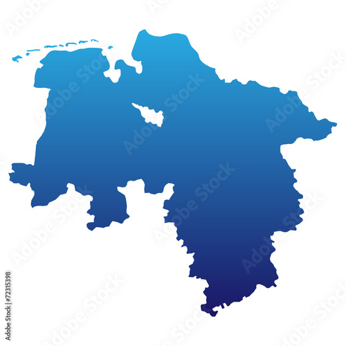 Niedersachsen in blau photo