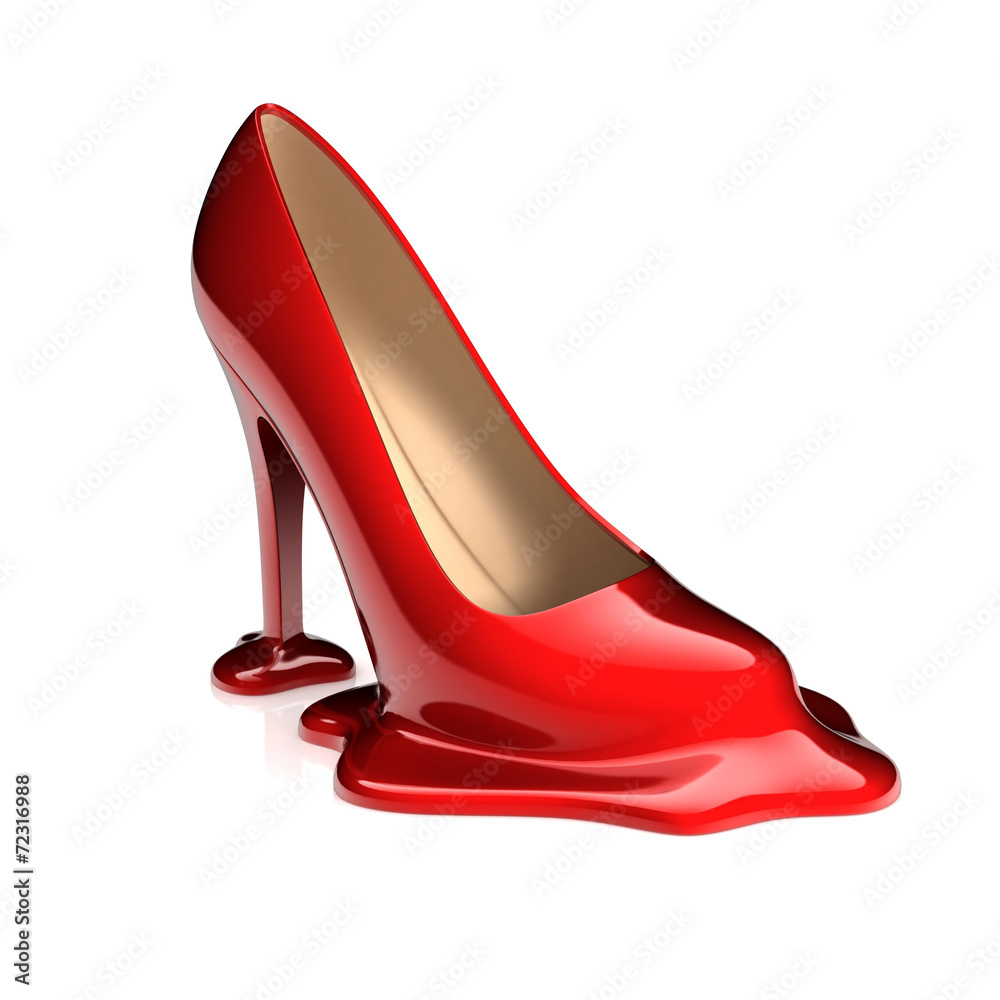 melting high heel shoe melting high heel shoe