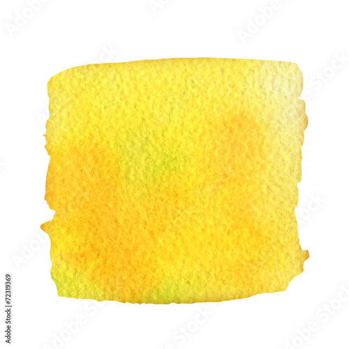 yellow watercolor brush strokes