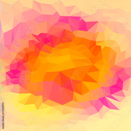 Blended abstract geometric polygonal background