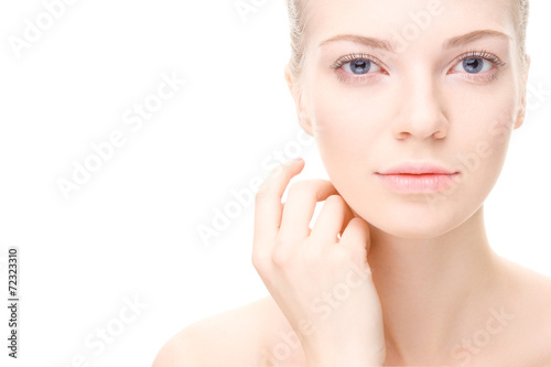 Young beauty woman portrait