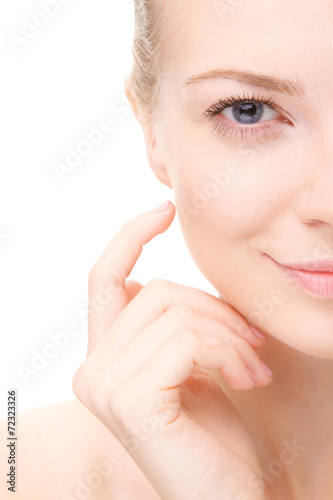 Young beauty woman portrait