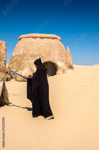 Φωτογραφία Scenography for George Lucas\'s famous movie Star Wars with in S