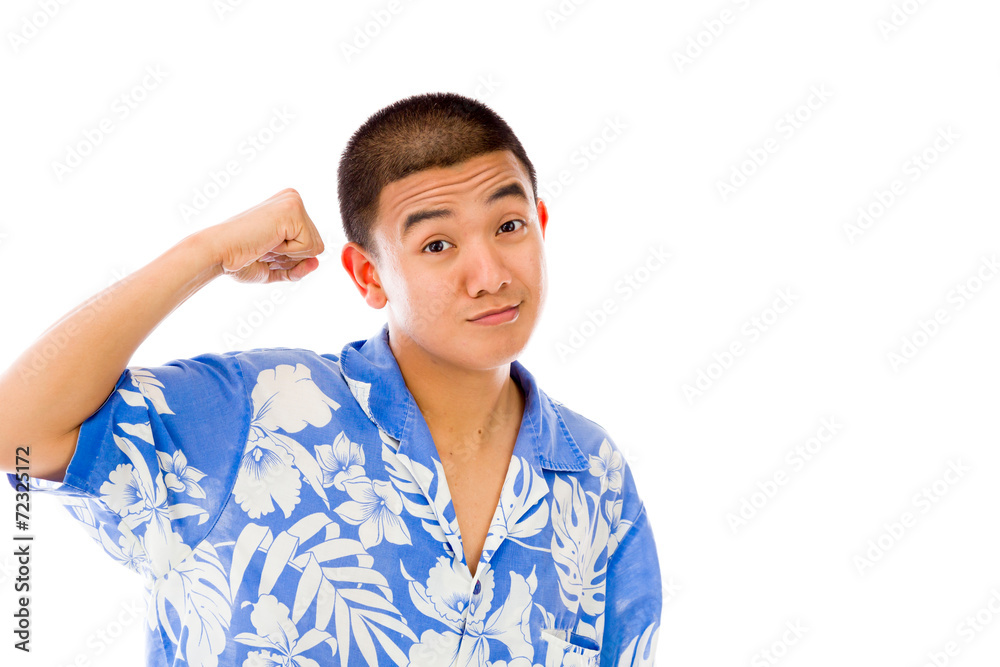 strong model isolated with arm curl strong model isolated with arm curl