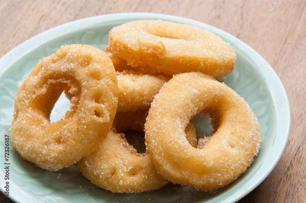 closeup of a pile of rosquillas, thai donuts closeup of a pile of rosquillas, thai donuts