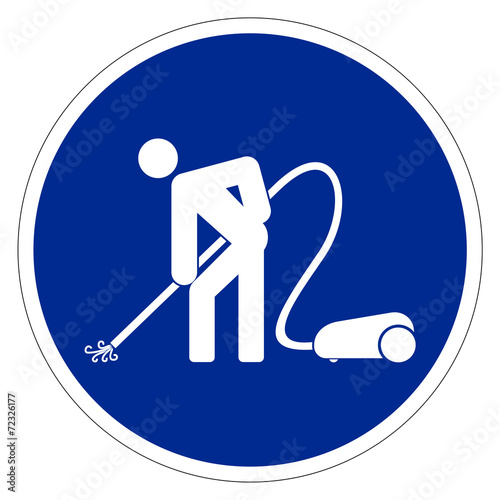 cleaning pictogram