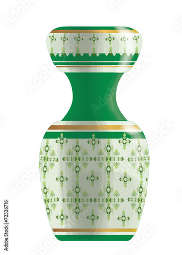 The vase