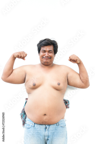 fat man, asian chubby man