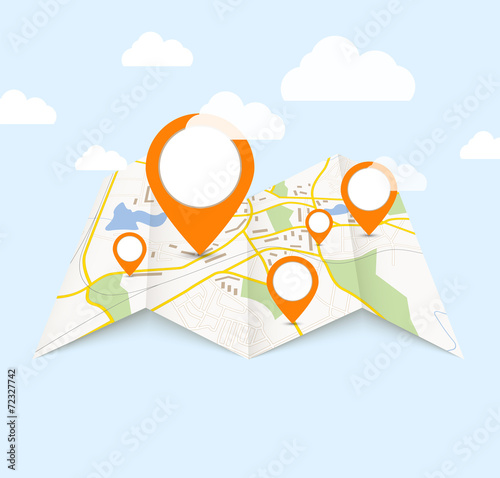 Navigation map