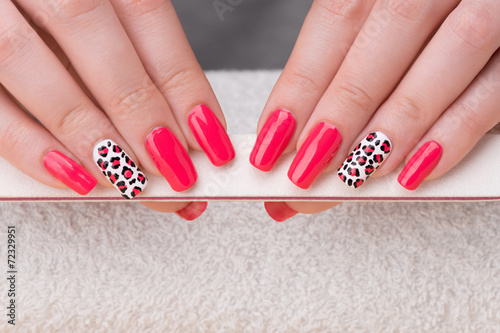 Manicure close up