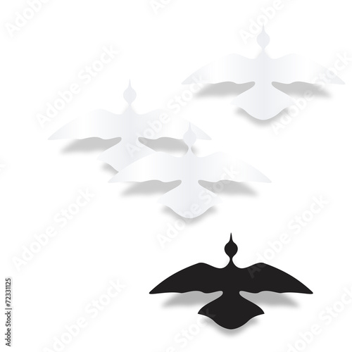 Abstract birds design