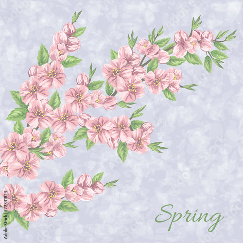 Beautiful spring illustration