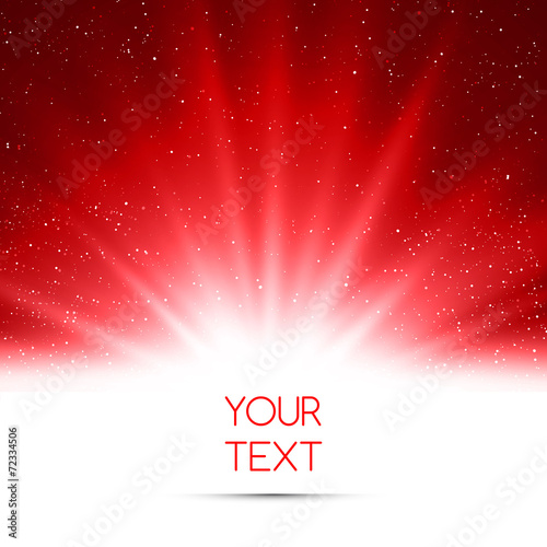Abstract magic red light background