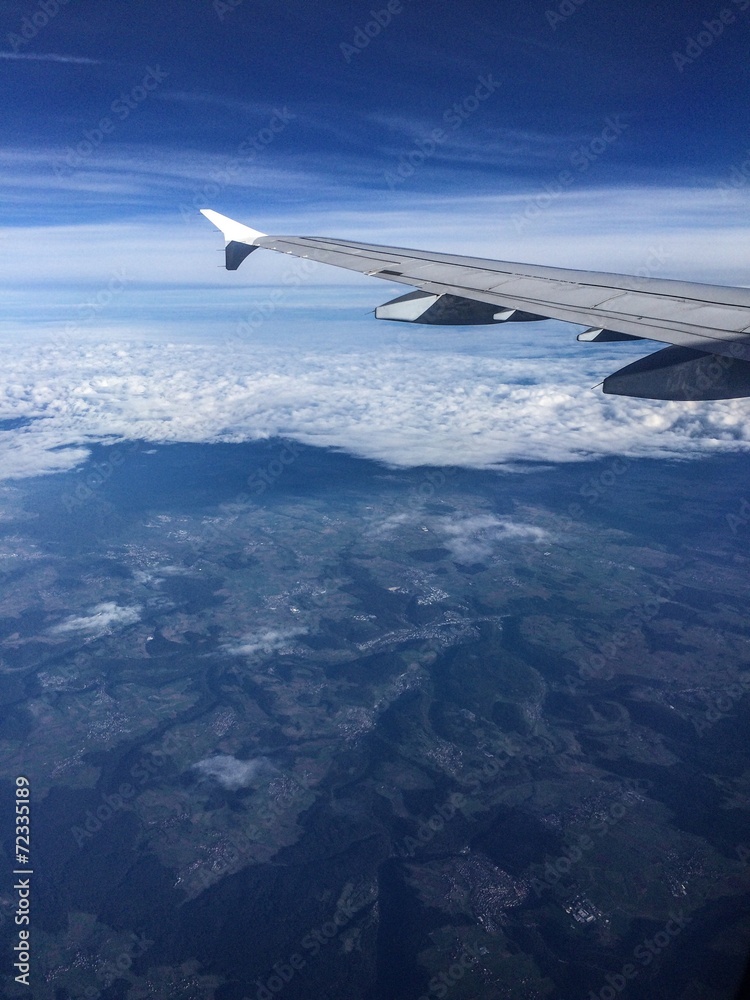 view from aeroplane window view from aeroplane window