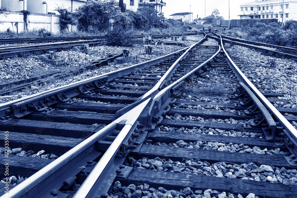 Fototapeta premium The way forward railway