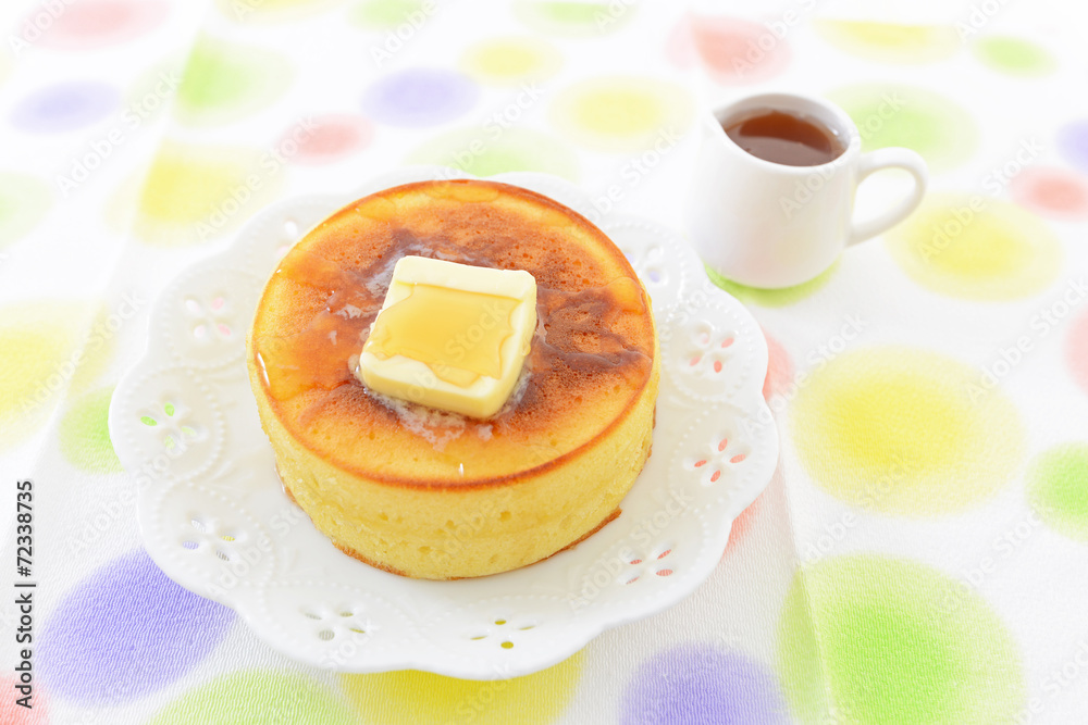 美味しそうなホットケーキ