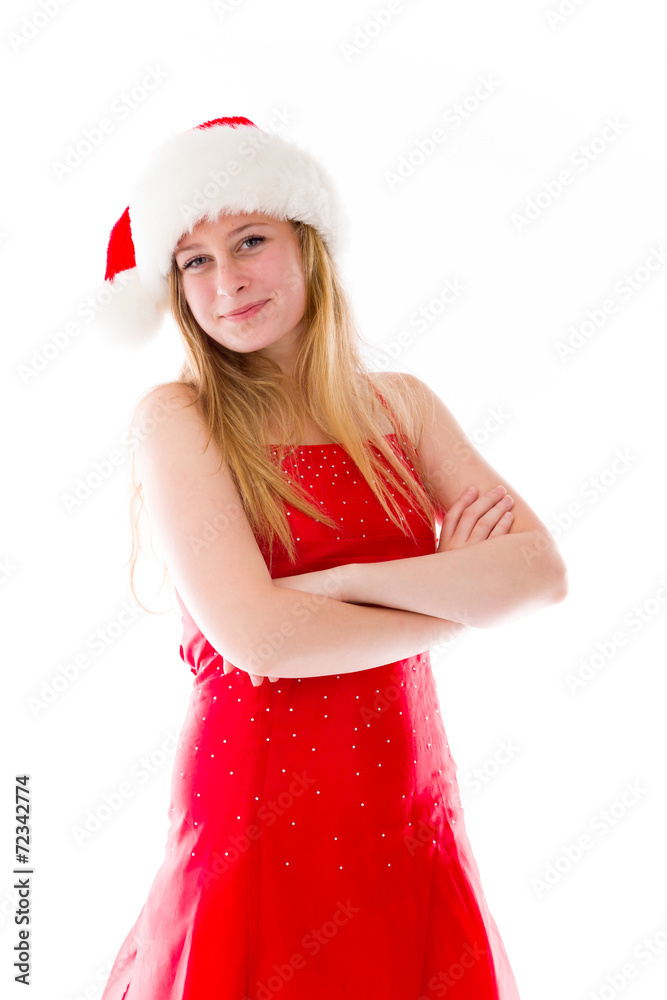 model isolated on plain background happy smiling arms crossed model isolated on plain background happy smiling arms crossed
