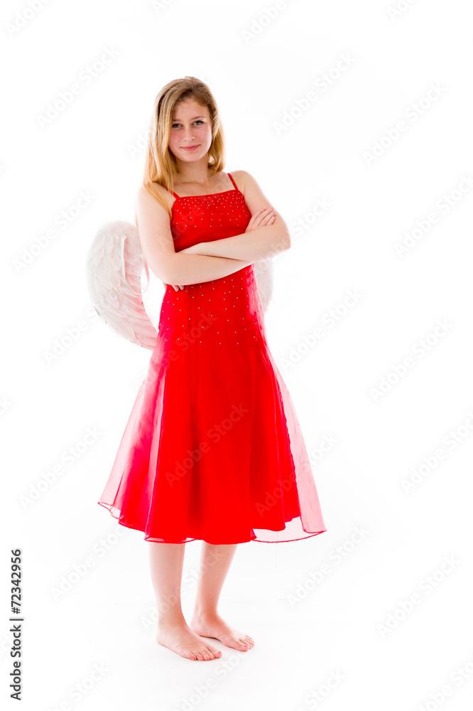 model isolated on plain background happy smiling arms crossed model isolated on plain background happy smiling arms crossed