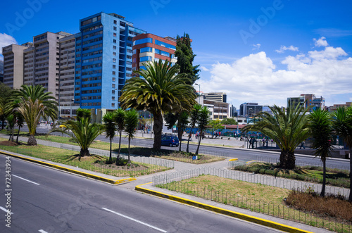modern avenue in Quito Ecuador © Fotos 593