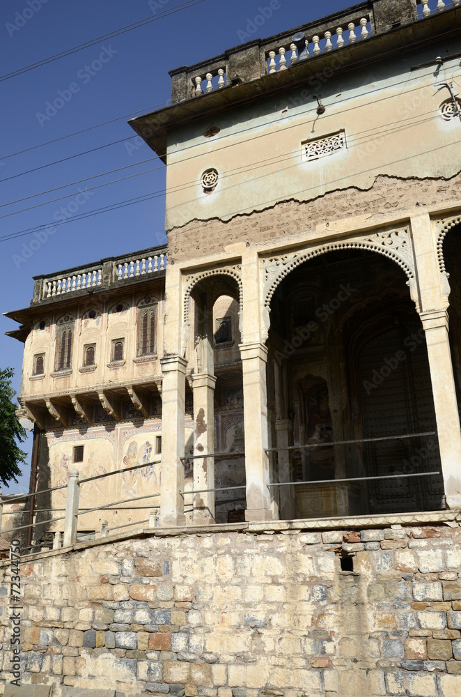 Naklejka premium Nawalgarh : rues et havelis