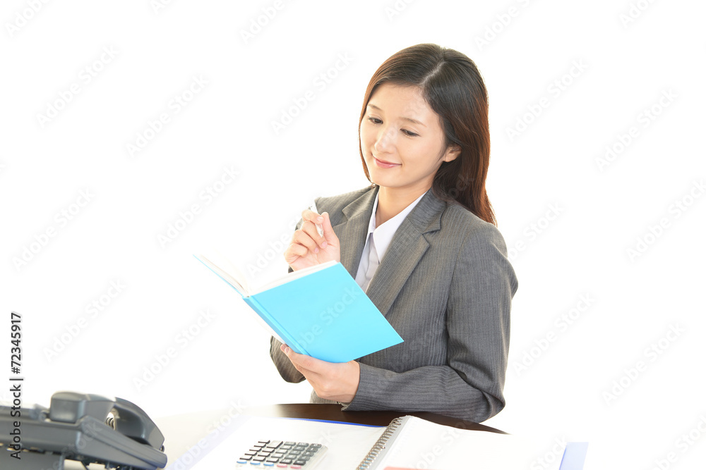 笑顔のOL 笑顔のOL