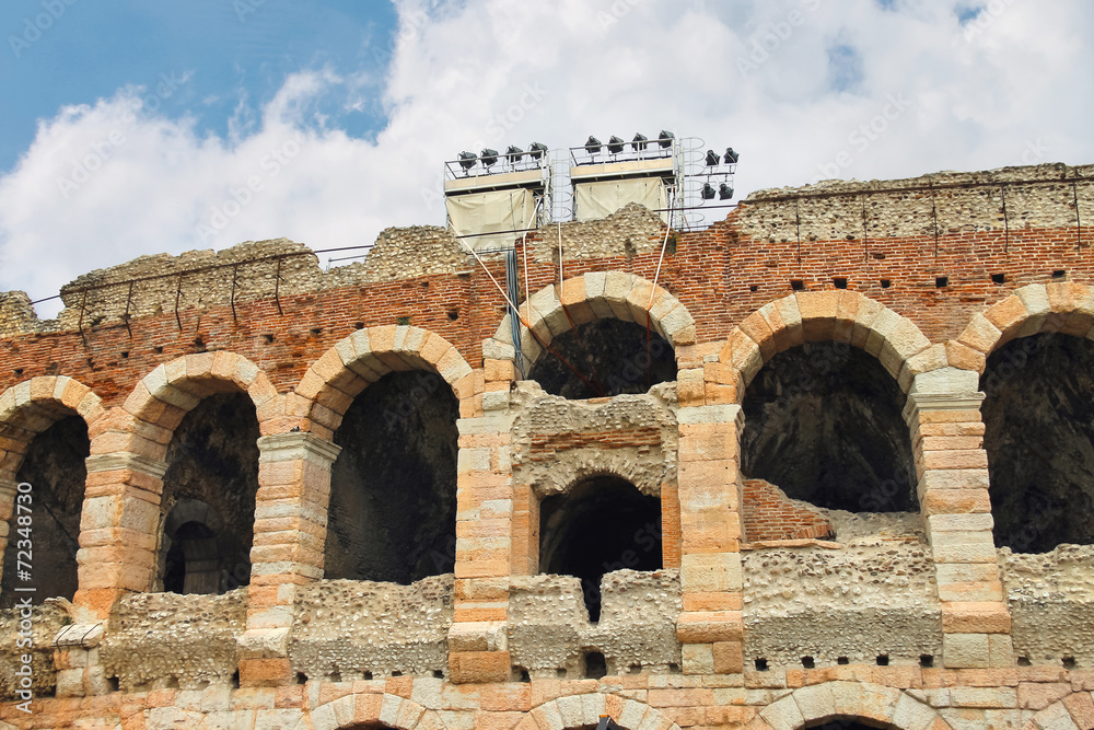 Arena of Verona - the place of annual festival operas in Verona,