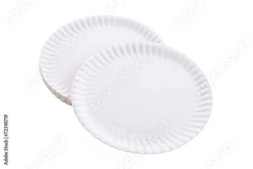 Bild auf Leinwand Paper plate