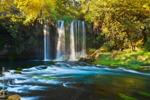 Fototapeta Naklejka Na Ścianę i Meble -  Waterfall Duden at Antalya Turkey